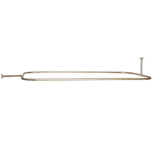 Barclay 48'' DShaped Fixed Shower Curtain Rod Wayfair